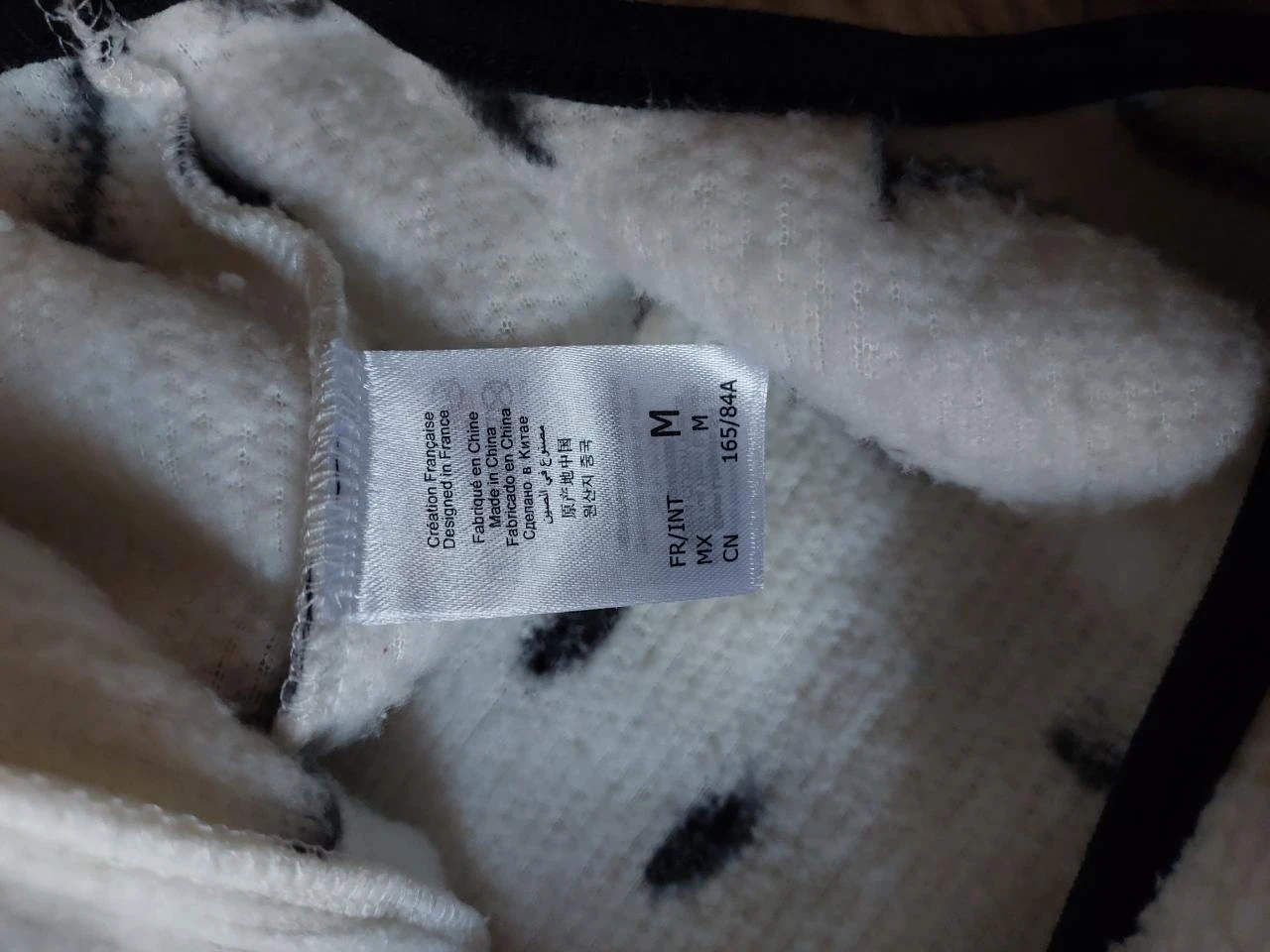 Polera Etam blanca/negra - Talla M - Nueva con etiqueta – photo 6